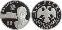 Russland - 2 Rubel 2003 100. Geburtstag des Physikers I. W. Kurchatov PP 52,00 EUR  Excl. 15,00 EUR Verzending