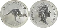 Australien - 1 Dollar 1 Unze Silber, Känguru -
