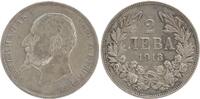 Bulgarien - 2 Lewa 1913 Ferdinand I., 1887-1918. ss-vz 74,00 EUR  Excl. 15,00 EUR Verzending