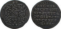 Sachsen - Alt-Gotha - Cu-Rechenpfennig 1560 Johann Friedrich II., 1554-1... 52,00 EUR  Excl. 15,00 EUR Verzending