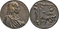 Italien - Medaille Bronzegussmedaille auf Filippo Lavori / Filippo Lauri (1623-1694) -