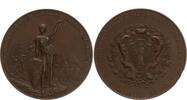 Schweiz/Glarus - Medaille Bronzemedaille v. Huguenin Freres a. d. Eidgenössische Schützenfest in Glarus -