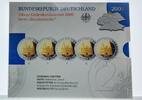 Deutschland 5x 2 Euro BRD Schleswig-Holstein, Set im orig.-Folder -