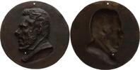 Frankreich - Medaille Einseitige Bronzemedaille v. Hippolyte Maindron a. Jean-Georges Eck (Barye) -