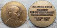 Deutschland/Hamburg - Medaille Bronzemedaille auf den 80. Geburtstag d. Juristen & Numismatikers Geert Seelig - -
