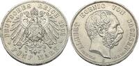 GERMANY SACHSEN 5 Mark ALBERT I. mint Muldenhütten Death ALBERT An extraordinary specimen -