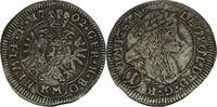 HOLY ROMAN EMPIRE BOHEMIA 1 Kreuzer LEOPOLD I. mint Kuttenberg , Kutná Hora mintmaster provisional mark -
