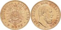 GERMANY Württemberg 5 Mark CHARLES I. mint Stuttgart -