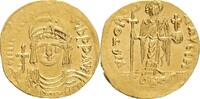 BYZANTINE EMPIRE 1 Solidus MAURICIUS TIBERIUS Constantinopolis officina H -