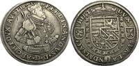 Österreich Kaiserreich 1 Thaler FERDINAND II. ALSACE mint ENSISHEIM, varianta AUSTR end big shoulder -