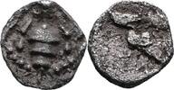 GREEK Ionia Ephesos Tetartemorion Bee facing / Eagle head right -
