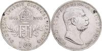 AUSTRIA-UNGARN 1 Corona FRANZ JOSEPH I. mint Vienna, 60 years on the throne -