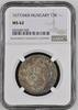 RDR HUNGARY 15 Kreuzer LEOPOLD I. mint Kremnica,broken year -