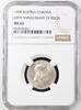 AUSTRIA-UNGARN 1 CORONA FRANZ JOSEPH I. mint Vienna 60th Anniversary of the FJI.s reign -