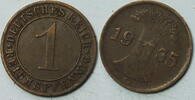 Weimarer Republik 1 Pfennig -