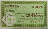 Italien 100 Lire Priavatausgaben -