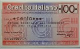 Italien 100 Lire Priavatausgaben -