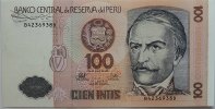 Peru 100 Intis 1987 1 2,50 EUR  plus 8,99 EUR verzending