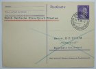 Deutsche Bes. 2. WK >U Ganzsache 5 Pf mit Gefälligkeitsstempel Rowno Deutsche Dienstpost Ukraine -