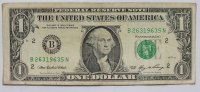 USA 1 $ Serie B -