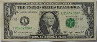 USA 1 $ Serie L -