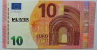 EU 10 Euro Torbogen / Steinbrücke(Romantik) / Sign. M. Draghi / Serie EB -
