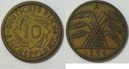 Weimar 10 Pf Kursmünze -