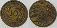 Weimar 10 Pf Kursmünze -