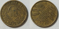 Weimar 10 Pf Kursmünze -