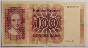 Norwegen 100 Kronen Standard Catalog of Worldpaper Money Nr. 43 d -