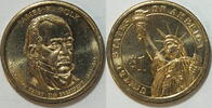 USA 1 $ James K. Polk 11. Präsident 1845 - 49 Foto beispielhaft -