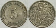 Kaiserreich 5 Pf 1913 D ss 1,00 EUR  plus 8,99 EUR verzending
