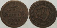 Berg 1/4 Stuber Karl Theodor 1742-1799 -