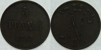 Finnland 5 Pennia Nicolas II -