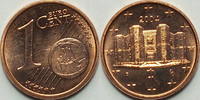 Italien 1 Cent 2004 bankfrisch 1,90 EUR  plus 8,99 EUR verzending