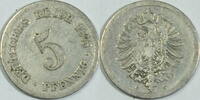 Kaiserreich 5 Pf 1875 C s 1,00 EUR  plus 8,99 EUR verzending