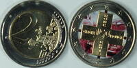 Belgien 2 € Farbedition 150 Jahre Rotes Kreuz -