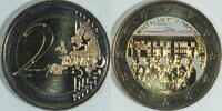 Malta 2 Euro Mehrheitswahlrecht 1887 Farbveredelt -