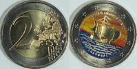 Portugal 2 Euro 500 Geburgstag von Fernao Mendes Pinto Farbveredelt -