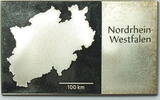 BRD 47,5 Gramm Land Nordrhein - Westfalen Silber Motivbarren .925 Silber 47,5 Gramm -