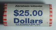USA 25 x 1 $ Abraham Lincoln 16. Präsident Orginalrolle ungeöffnet zu 25 x 1 $ -