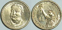 USA 1 $ William Howard Taft 27. Präsident 1909 -13 Bild beispielhaft -