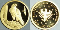 BRD 20 Euro Heimische Vögel Wanderfalke 1/8 Unze Gold -