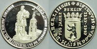 Deutschland Silber 750 Jahre Berlin Joachim v. Brandenburg - Nicolaikirche 19,5 Gramm Silber -