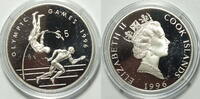 Cook Inseln 5 $ Olympische Spiele Atlanta 1996 Stabhochsprung -