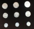 Griechenland 3 x 100,250,500 Drachmai Satz Leichtathletik EM Athen -