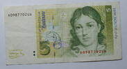 Deutschland 5 DM World Paper Money Nr. 57 -