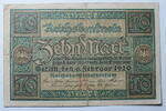 Deutschland 10 Mark World Paper Money 87 a -