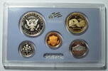 USA 7,66 $ kompletter Münzsatz, 5 x 1 $, 1 x 1/2 $, 5 x 25, 1 x 10, 1 x 5, 1 x 1 Cent -