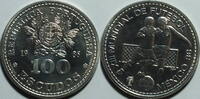 Portugal 100 Escudos Fußball WM 1986 Mexico -